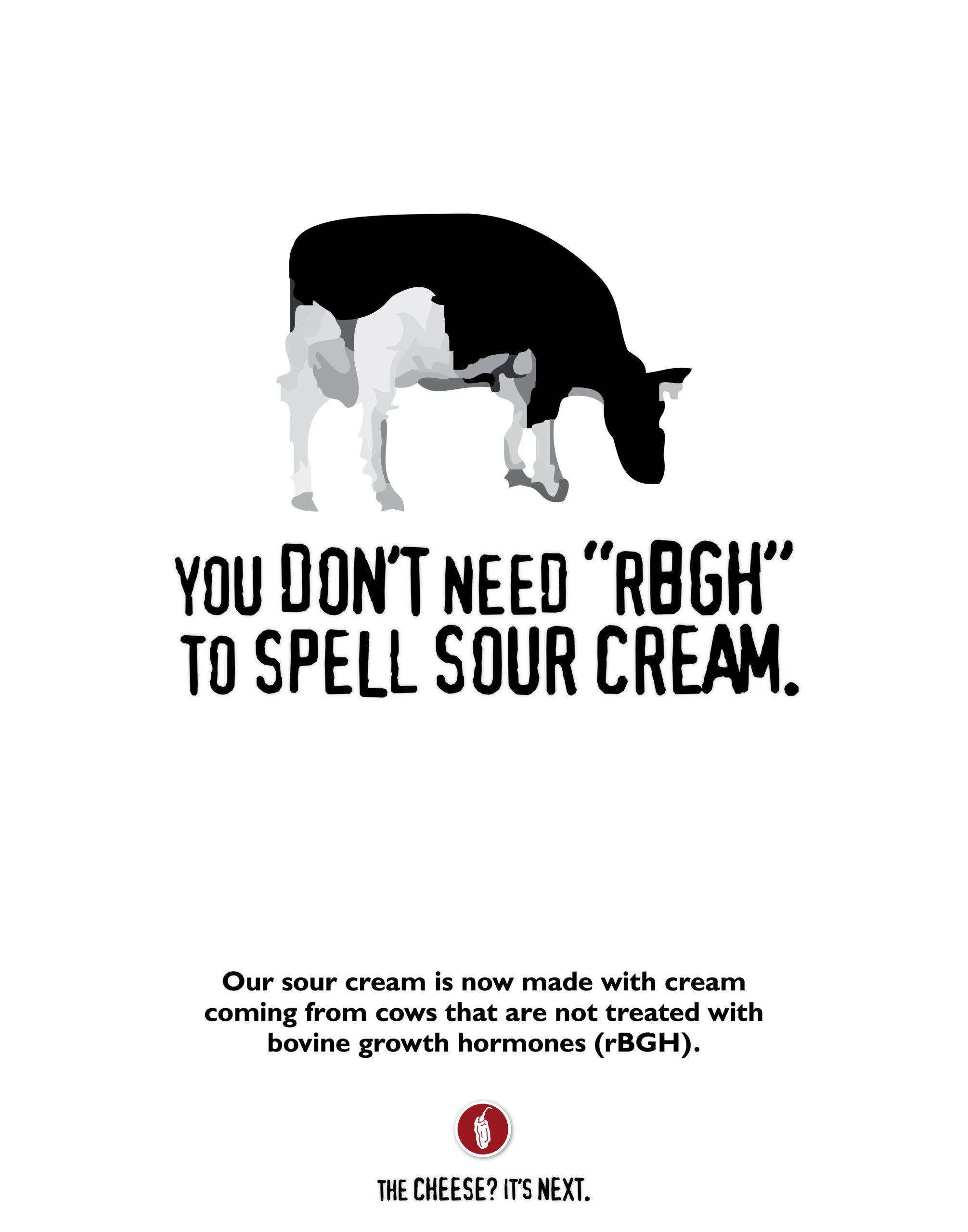 Sour Cream POSTER cow V2